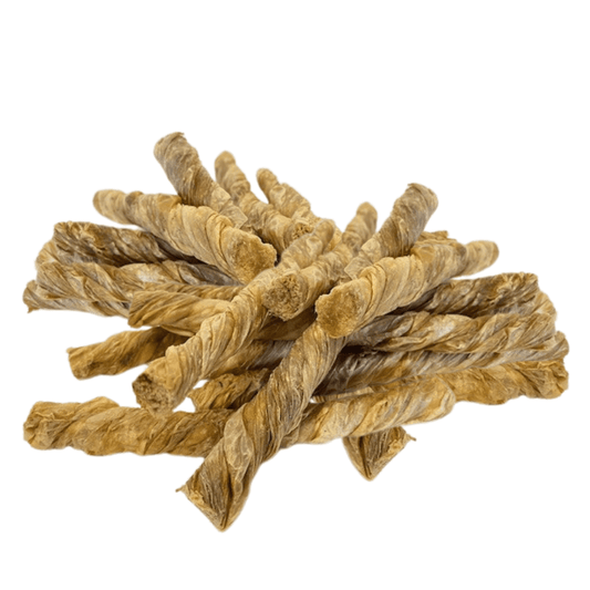 beef bladder twist, natural treats and accessories