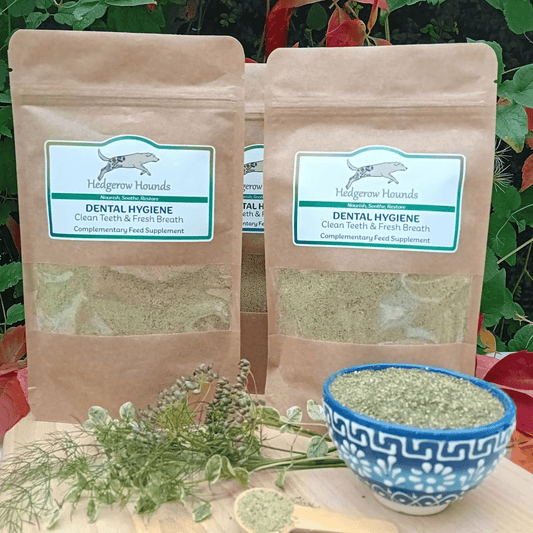 Hedgerow Hounds dental hygiene, natural dog treats