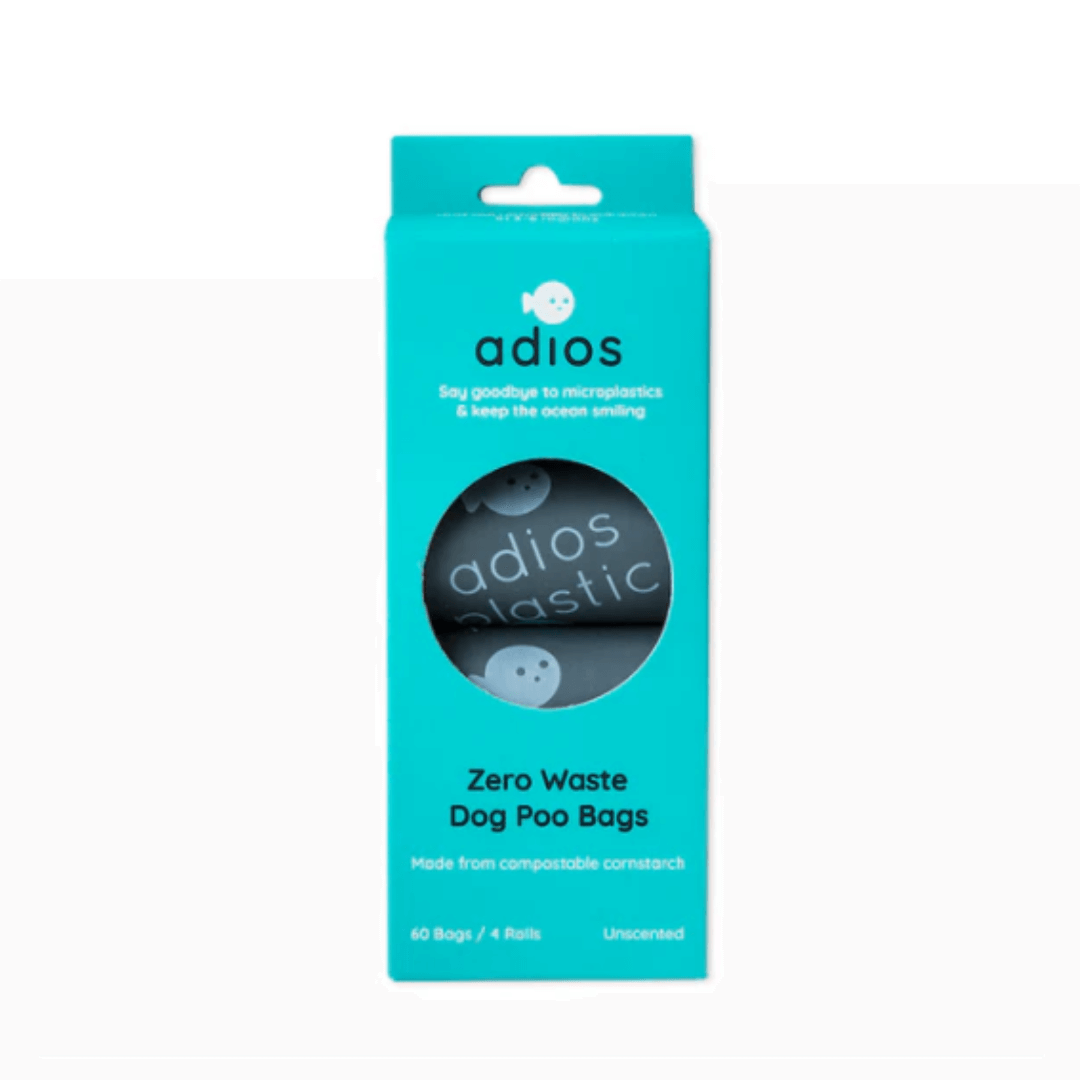A colour image of a box of compostable poo bags