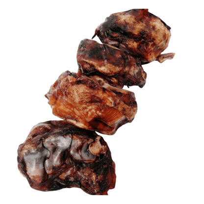 A colour image of beef knee natural dog treats