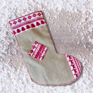 Reusable Stocking with Advent Treats