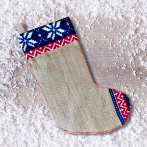 Reusable Stocking with Advent Treats